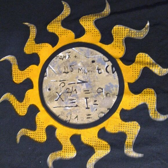 Vintage Sun Solar Math Symbols T-Shirt - Picture 3 of 12